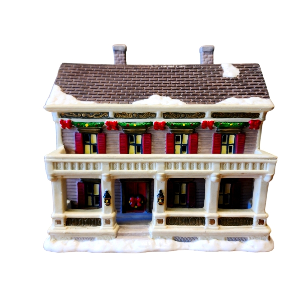 Vintage 1998 Dickens Collectable Ceramic Lighted Christmas Village House